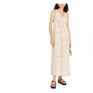 ba&sh - Beck Flowy Maxi Dress in Ecru Leopard Print Sz 2/US 6